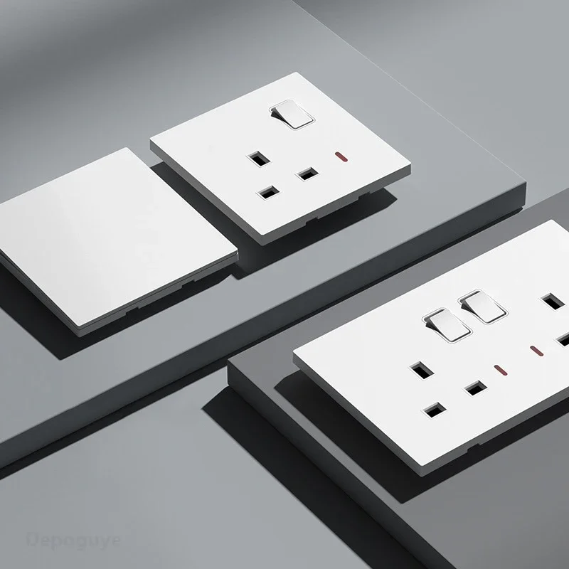 Smart Wall Socket - UK-Standard-Steckdose, 13 A, Schnellladestecker, 20 W,