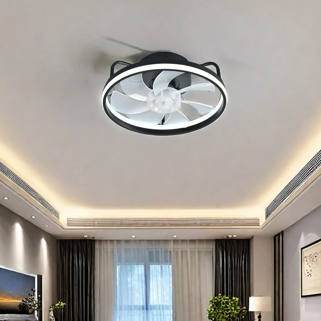 Smart Home Ventilation System - 2-in-1 moderner intelligenter Deckenventilator, Schlafzimmer-Deckenventilator mit