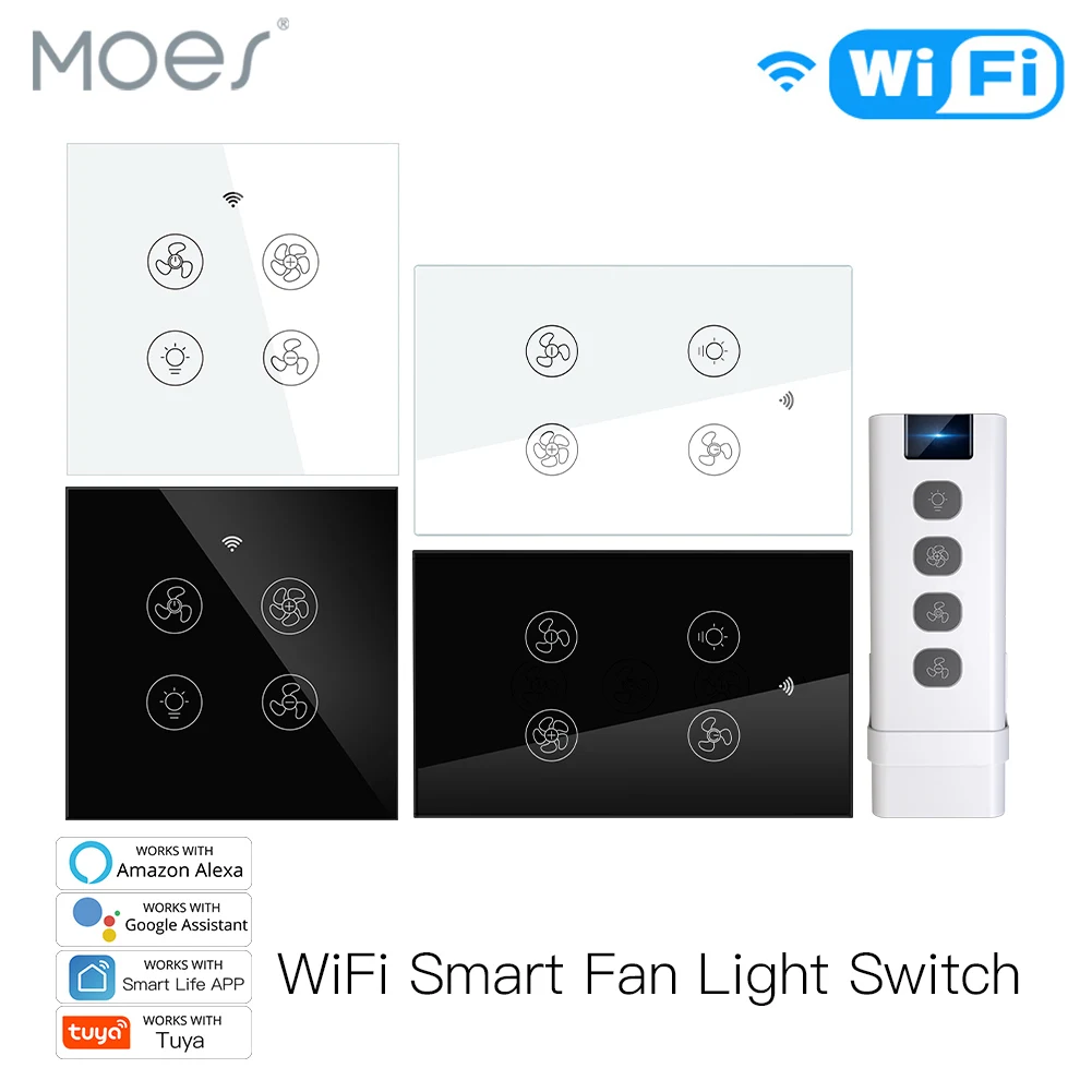 Smart Home Ventilation System - Neue WiFi RF Smart Decke Fan
