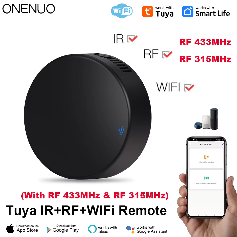 Smart Home Tools - Tuya WiFi RF IR-Fernbedienung 433 MHz/315