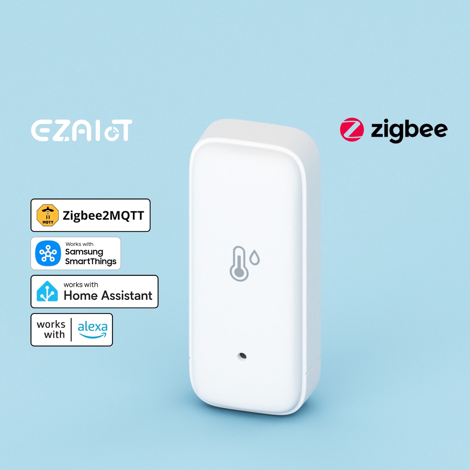 Smart Home Samsung - Tuya Smart Zigbee 3.0 Temperatur- und