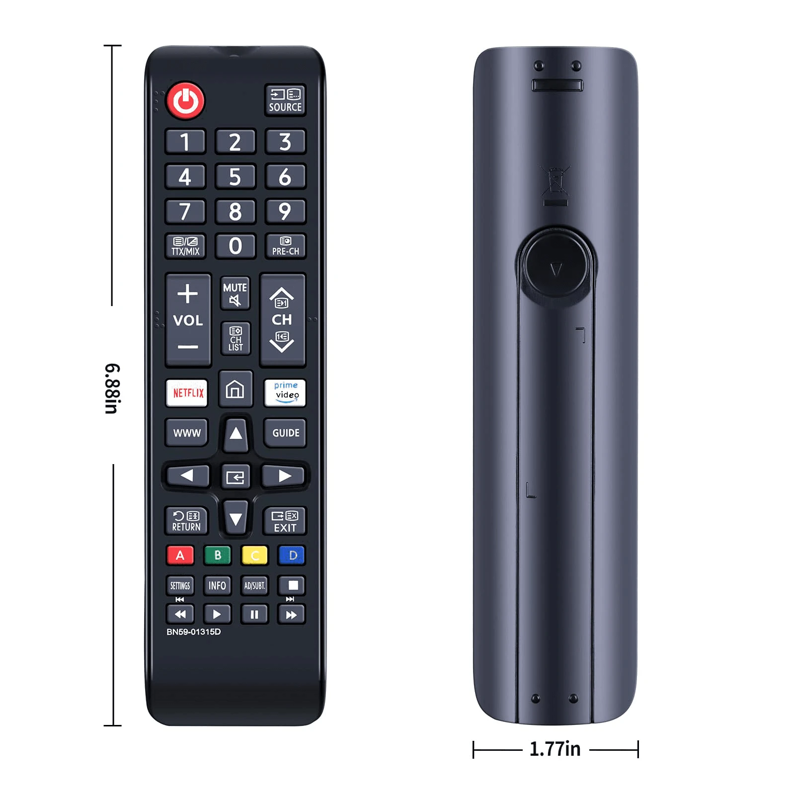 Smart Home Samsung - Fernbedienung für Samsung IR Smart TV,