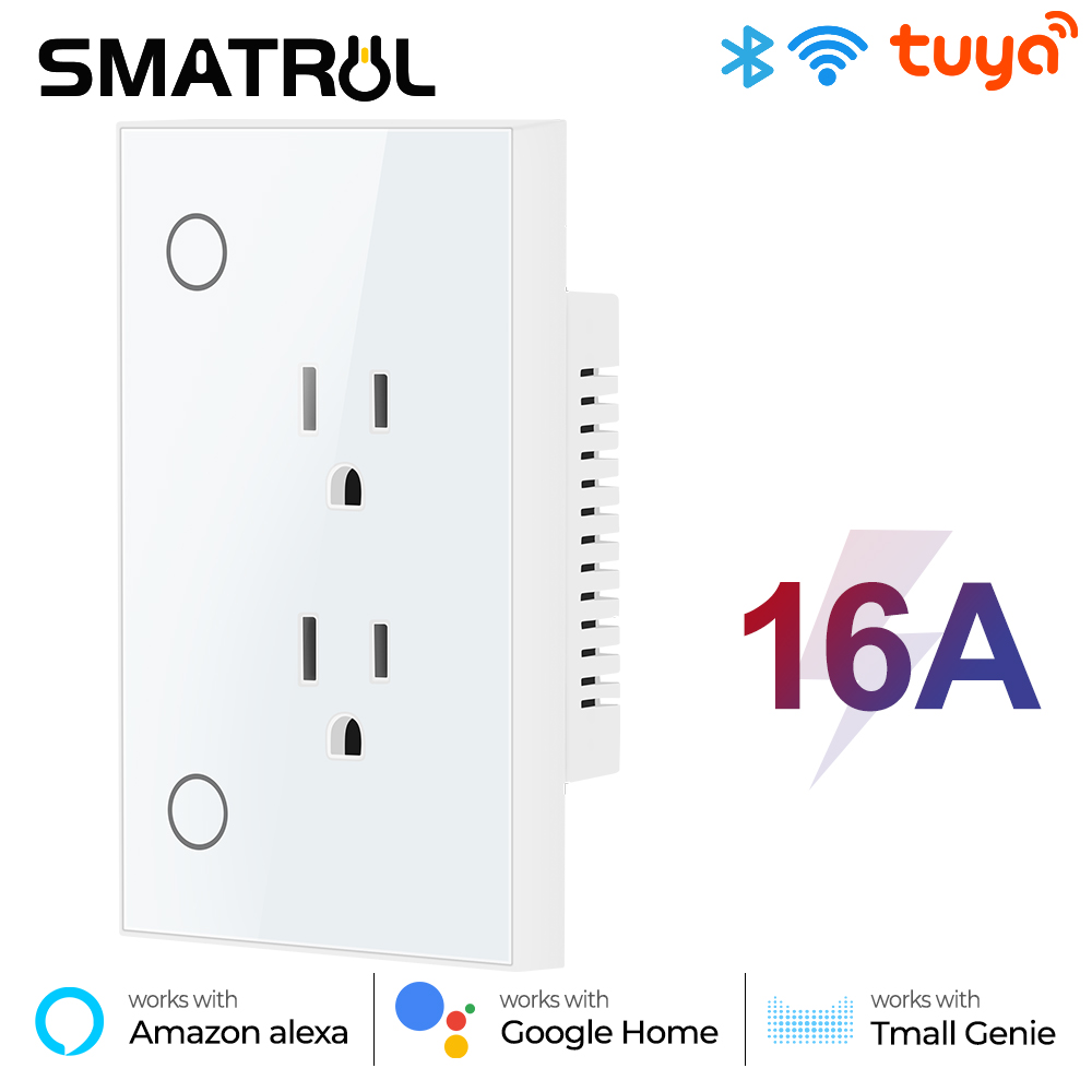 Smart Wall Socket - 16A Tuya Wifi Sockel Us Stecker