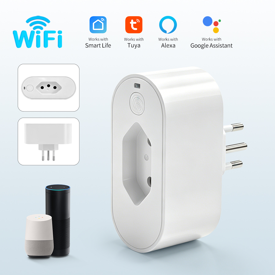 Smart Wall Socket - Tuya WiFi Smart Plug-Steckdose mit Leistungsüberwachung,