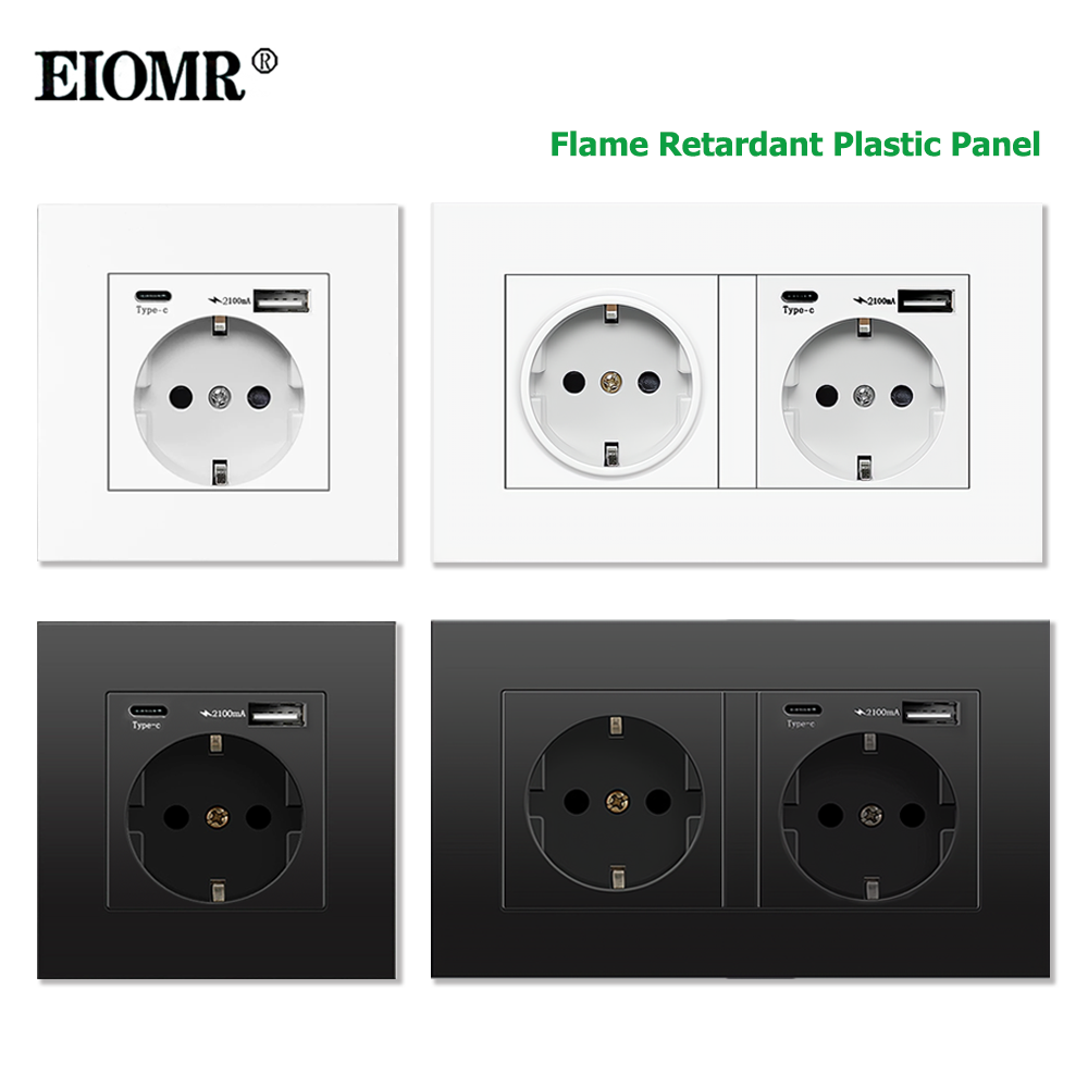 Smart Wall Socket - Eiomr eu standard steckdose, einfach und