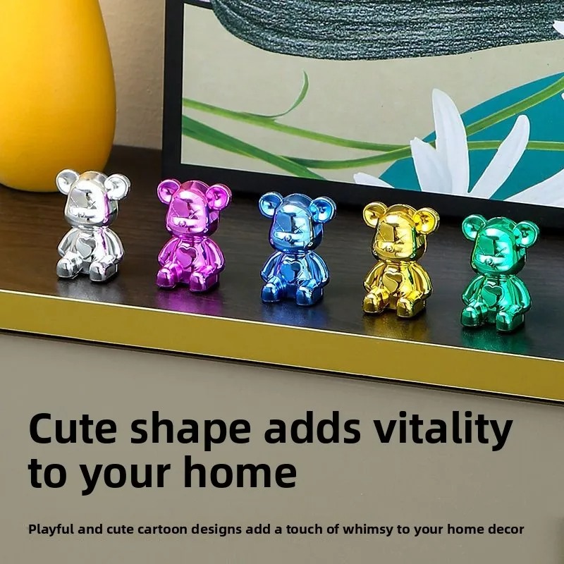 Smart Home Samsung - Luxuriöse Galvanisierte Aggressive Bären-Dekoration für Wohnzimmer