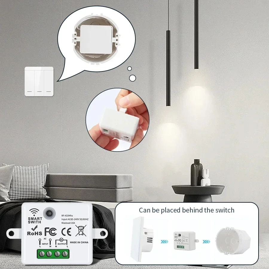 RF 433MHz Drahtloser Fernbedie – Smart Home Integration Bewertung und Preis