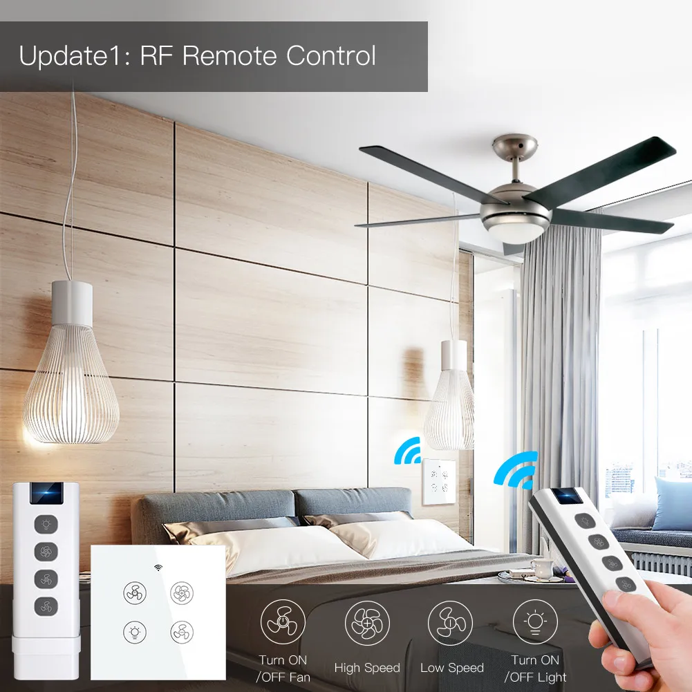 Neue WiFi RF Smart Decke Fan L – Smart Home Ventilation System Bewertung und Preis