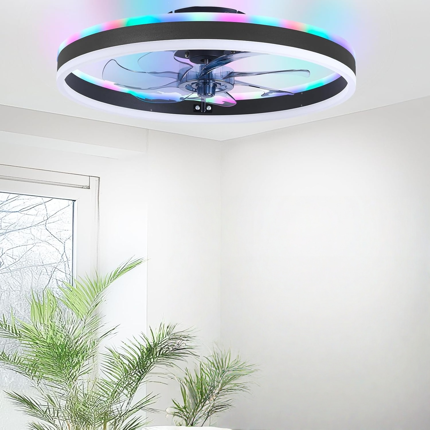 Intelligente RGB-Deckenventila – Smart Home Ventilation System Bewertung und Preis