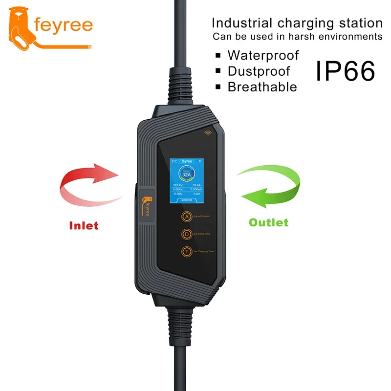 Feyree Typ1 Tragbares EV-Ladeg – Smart Wall Socket Bewertung und Preis