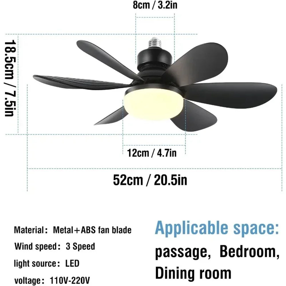 40W Deckenventilator Beleuchtu – Smart Home Ventilation System Bewertung und Preis