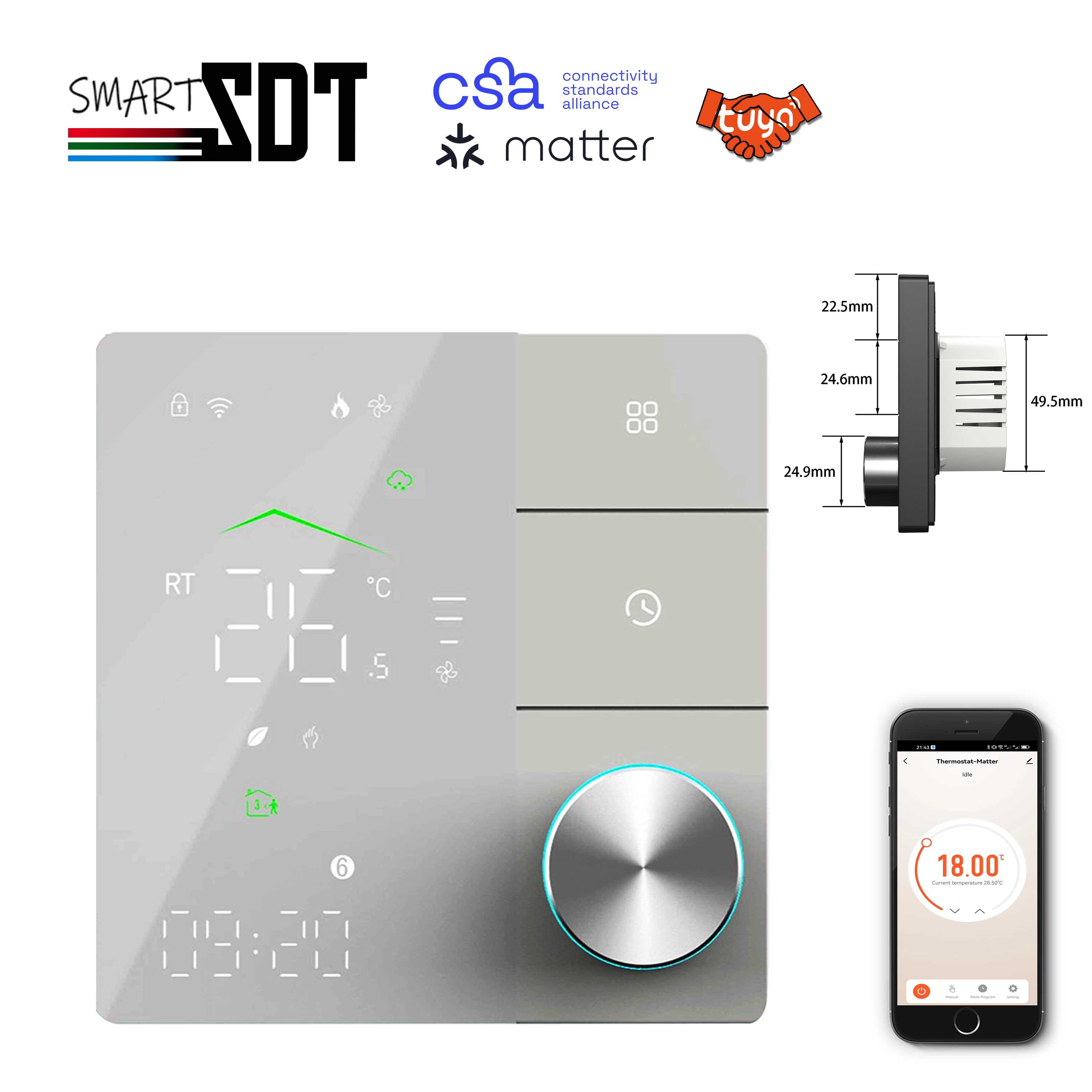 24V 110V 220V Heizt her mostat – Smart Home Hub Apple Bewertung und Preis