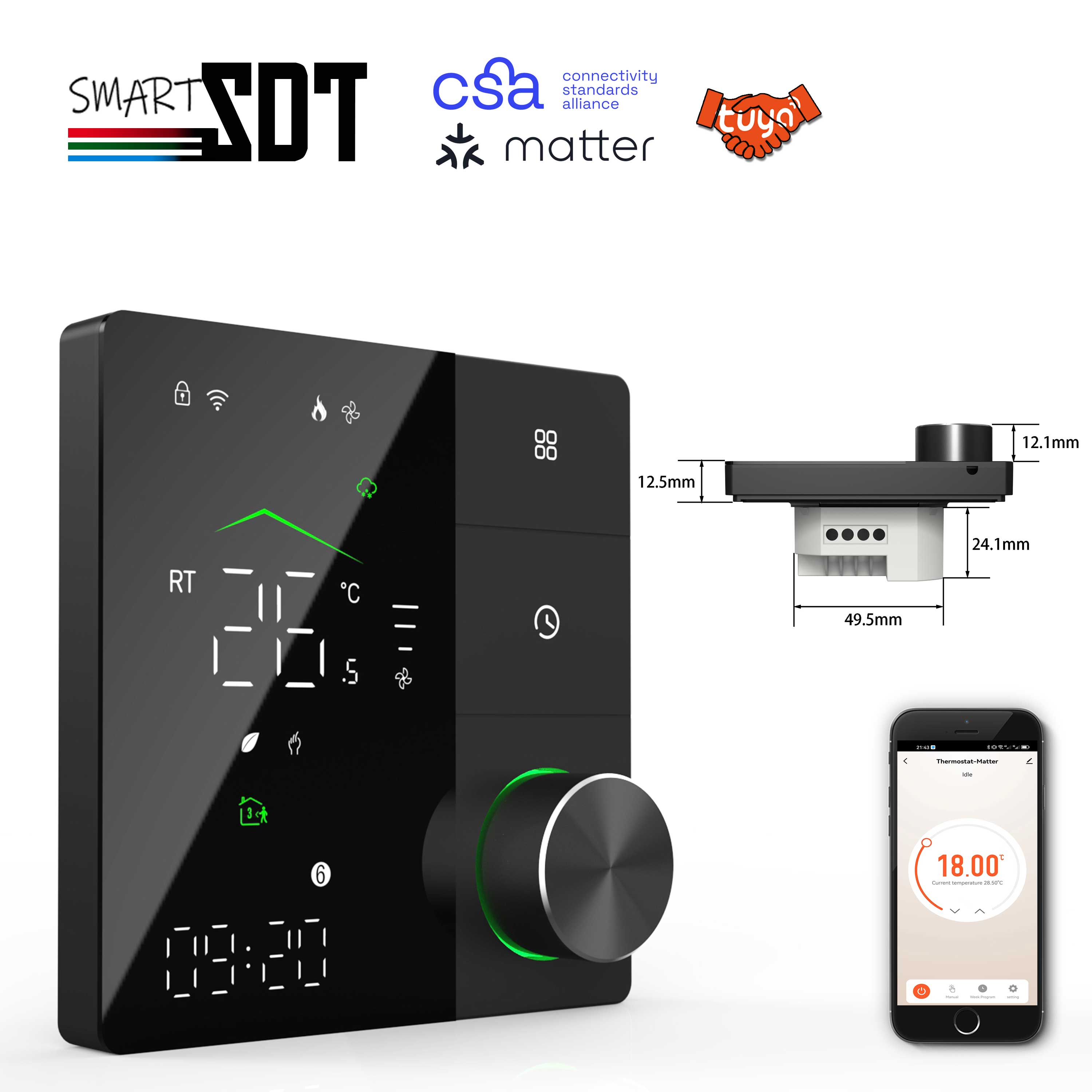 24V 110V 220V Heizt her mostat – Smart Home Hub Apple Bewertung und Preis