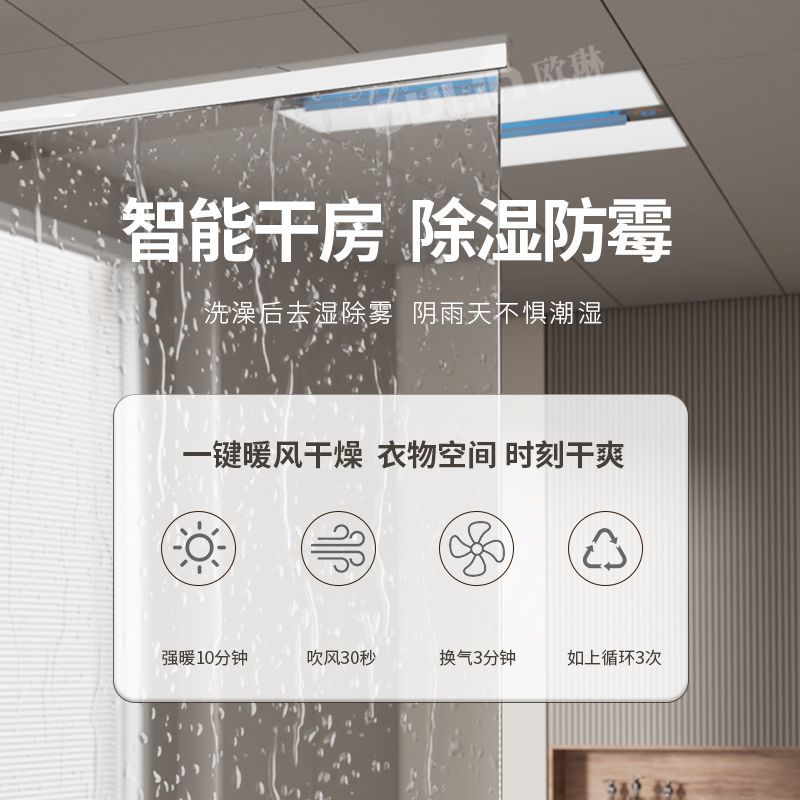 Intelligenter 3-in-1-Deckenhei – Smart Home Ventilation System Bewertung und Preis